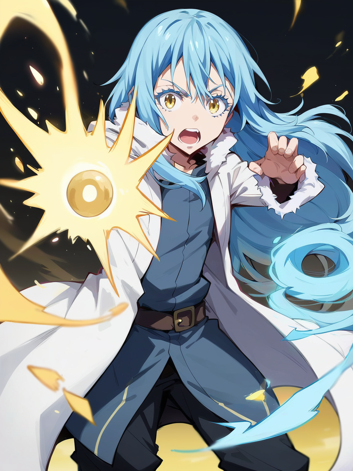 02850-995779184-3719-_lora_Rimuru_0.9_ ri_ru, 1boy, blue hair, long hair, blue eyebrows, long blue eyelashes, yellow eyes,_mage, magic, epic pose, ma.png